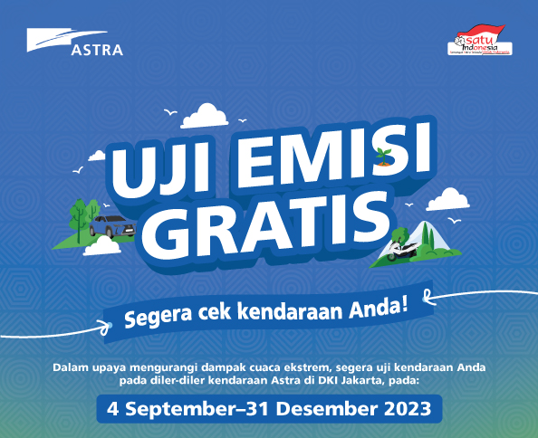 Astra Fasilitasi Uji Emisi Gratis Kendaraan Pelanggan di Diler Astra di DKI Jakarta